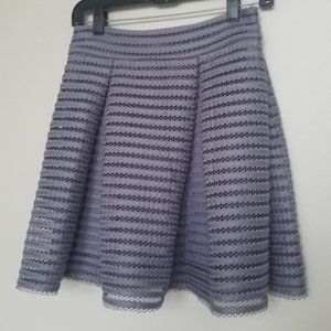 EXPRESS | Grey Eyelet Lace Puffy Skirt